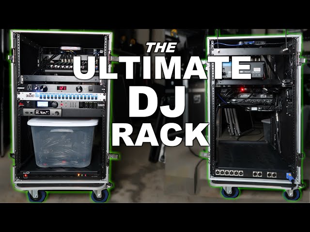 The ultimate MOBILE DJ AUDIO and LIGHTING Rack build