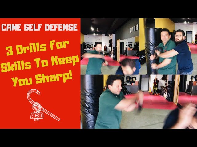 Cane Self Defense: 3 Drills for Skills To Stay Sharp!