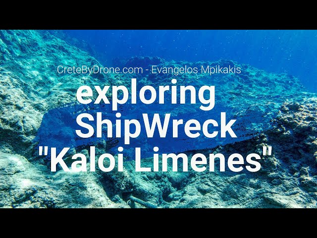 Exploring BYRON I Shipwreck @Kaloi Limenes area @SouthHeraklion Crete