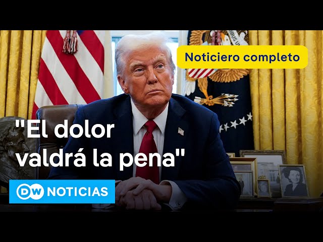 🔴 DW Noticias 2 de febrero: Trump dice que “dolor” por aranceles valdrá la pena [Noticiero completo]