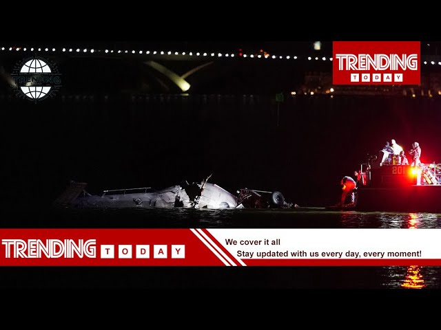 ✈️ Tragic Plane Crash in Washington, D.C. ✈️💔 | Potomac River Disaster | Trending Today