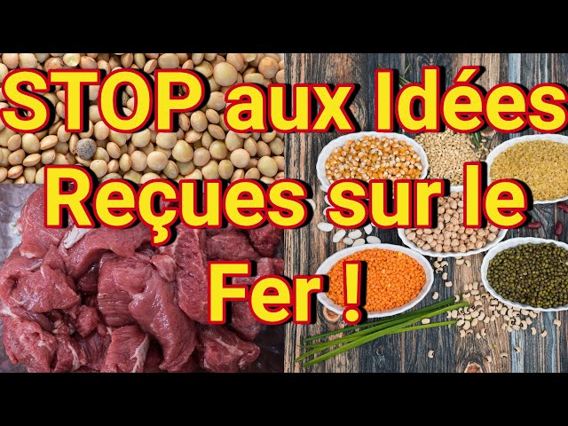 Surprenant : Ces  10 Aliments Contiennent Plus de Fer Que Vous Ne Pensez !