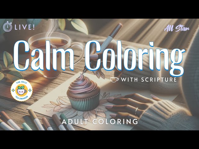 All Star | Calm Coloring With Scripture  | Adult Coloring ☕