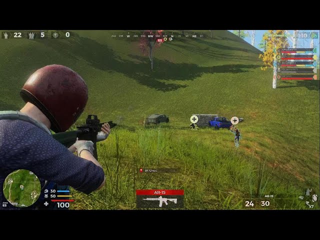 H1Z1:5's victory Saturday 5 kills 2v1 finish