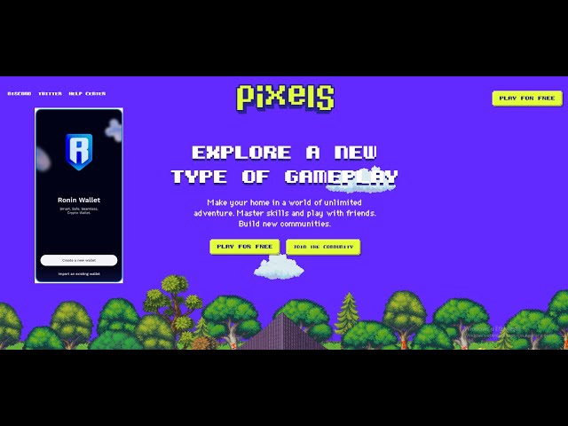 Ronin Wallet Setup and Starting the Pixels Game #pixels #ronin #playtoearn