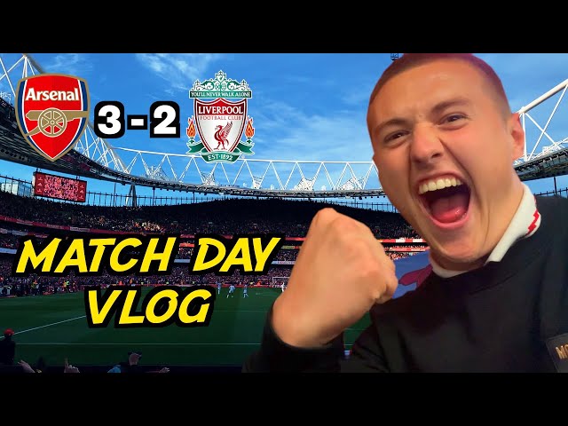 Arsenal Vs Liverpool Matchday Vlog| we Are Title Contenders | Martinelli Is World Class!