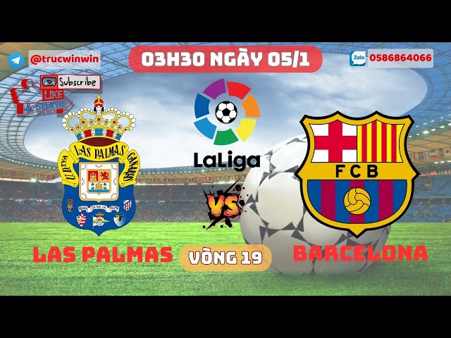 Soi kèo Las Palmas vs Barcelona | Soi kèo La Liga | Nam Soi Kèo