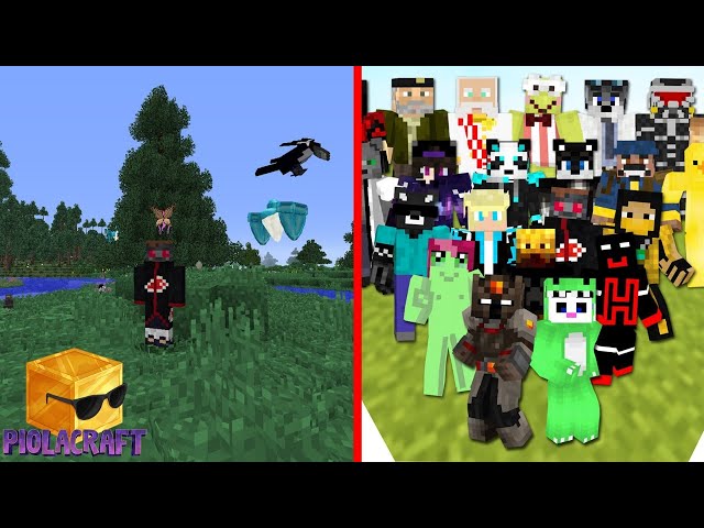 MINECRAFT pero con MUCHOS mods & YOUTUBERS!✌ - PIOLACRAFT