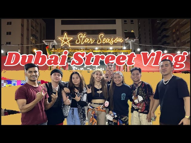 Dubai street Vlog Filipino Star season market near Mall of Emirates #dubai Filipino street Food 2025