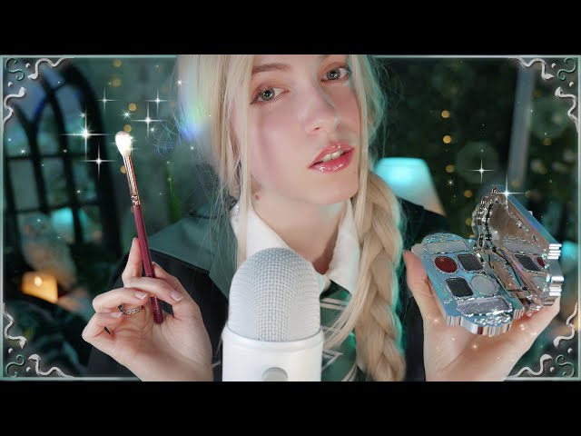 ASMR | Your Slytherin FRIEND Does Your Makeup 🎄🎁 Christmas at HOGWARTS【Personal Attention】✨