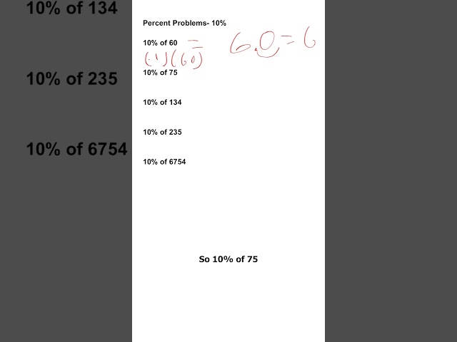 This Simple Math Trick Will Make You a Percentage GENIUS!