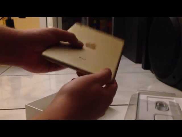 New iPad Mini 3 Gold 128GB Unboxing