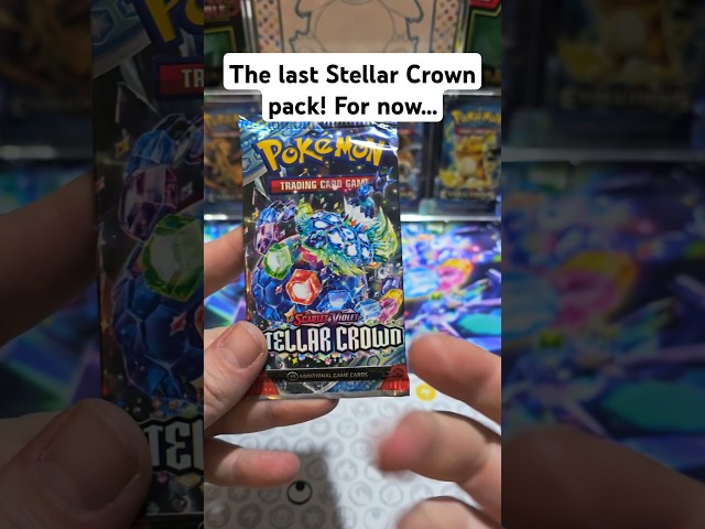 Last chance to find the crown! #pokemonpackpulls #pokemonunboxing #unboxing