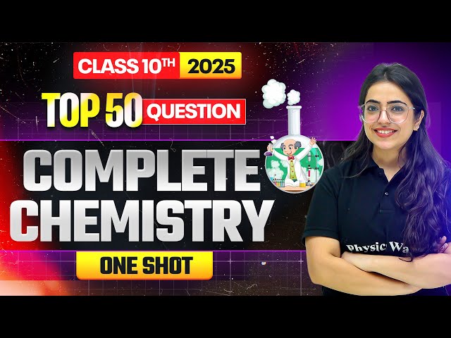 TOP 50 Question || Complete CHEMISTRY🔥 || Class 10th BOARDS⚡️