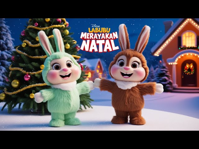 LAGU ANAK BONEKA LABUBU MERAYAKAN NATAL - LAGU ANAK TERBARU