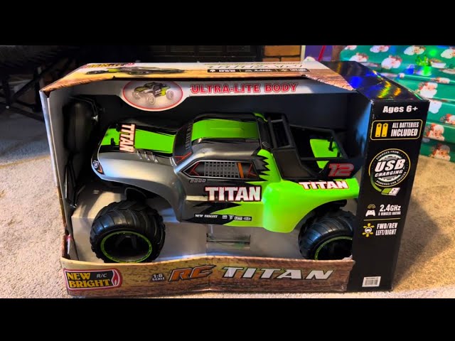 New bright RC Titan 1/6 scale truck- ￼ unboxing & test- RC Cincy