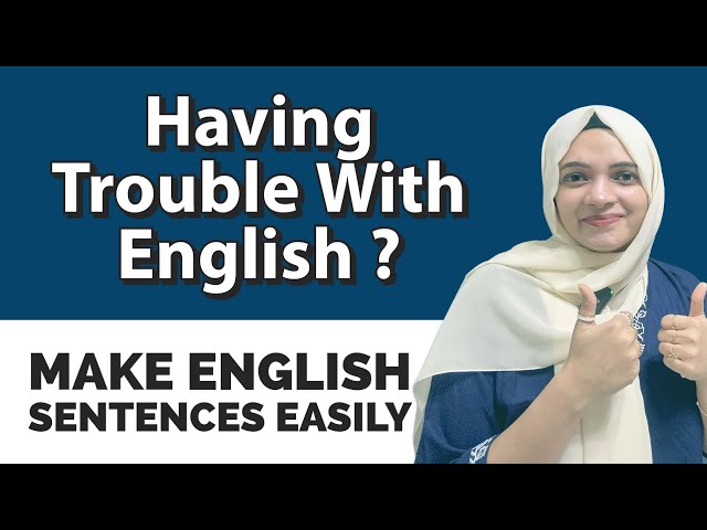 Learn How to Make Simple Sentences In English | Part -1 | English With Me