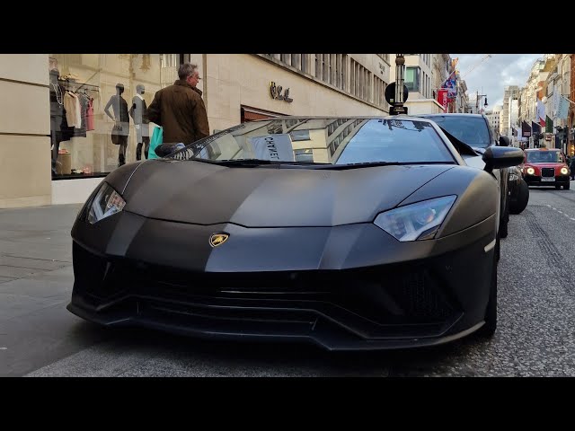 Supercars Feb 2025 in London #lamborghiniaventador #seo