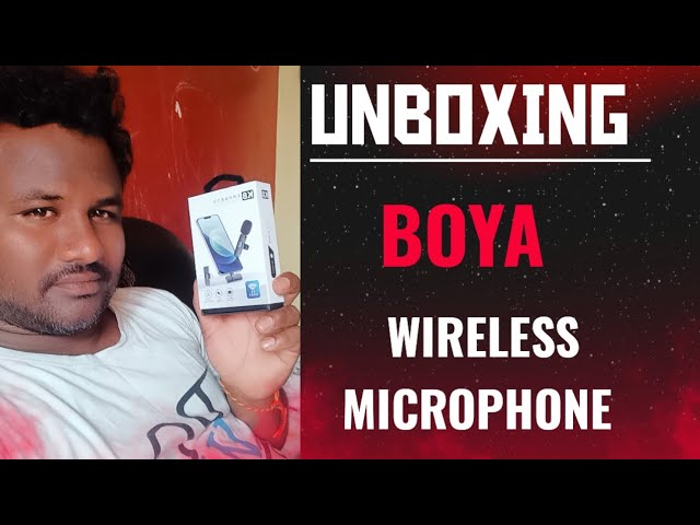 BOYA WIRELESS MICROPHONE K8...