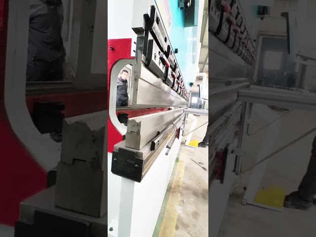 Automatic Hydraulic Press Brake Stainless Steel High-accuracy Bending Machine #cnc