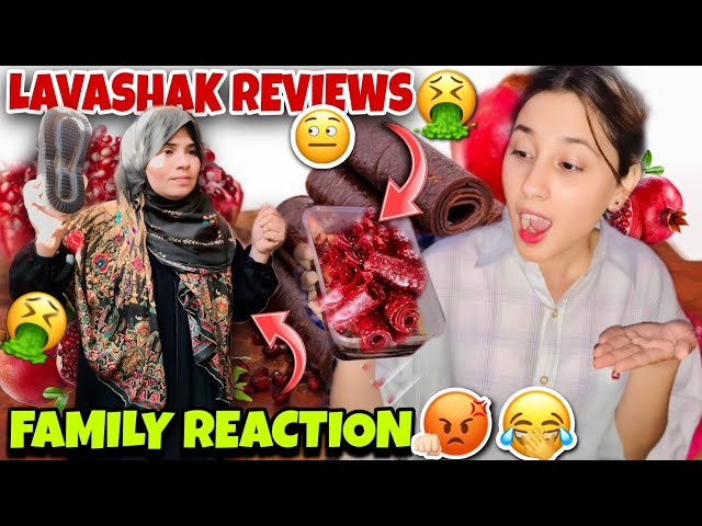 Trying Lavashak🤤😋for the First Time!🤯 Family Reactions😳 & Honest Review😱 ft.@Karachi_Ki_Ladki_Vlogs