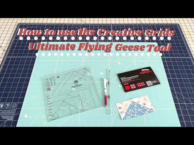 How to Use the Ultimate Flying Geese Tool for Perfect Flying Geese Blocks