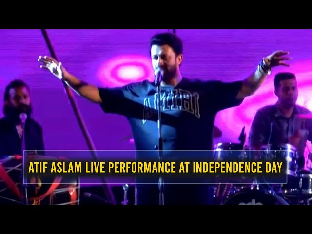 Atif Aslam Live Performance at Independence Day | Live Concert | Aik Entertainment