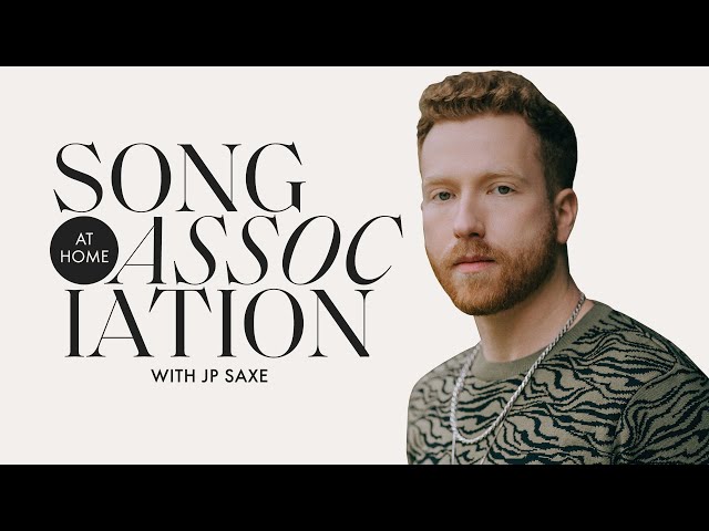 JP Saxe Sings Julia Michaels, James Morrison & "Line By Line" in a Game of Song Association | ELLE