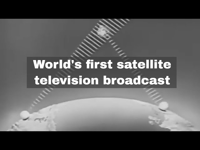 11th July 1962: The world’s first satellite television broadcast took place using Telstar