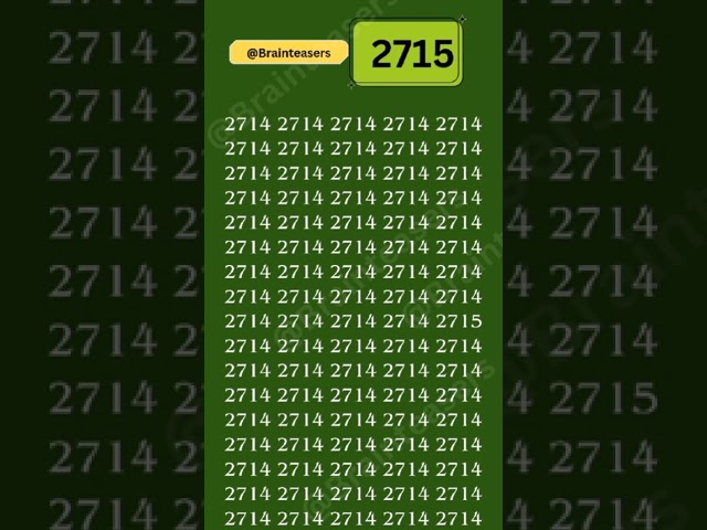 Hidden nos. Search. Find 2715 that are used 1 time #genius #bitcoin #search #quiz #knowledge #sss