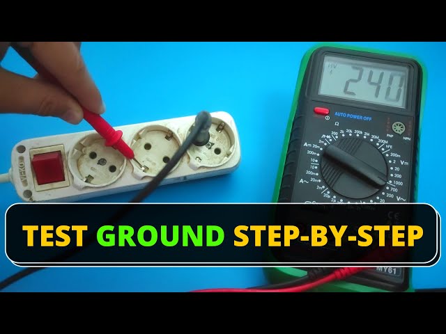 How to Test Ground with Multimeter