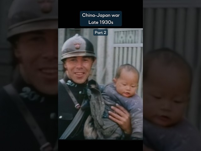 Scenes from the Second Sino-Japanese War in color 💔