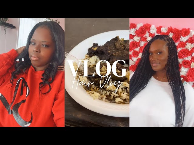 DAILY VLOG | A DAY IN THE LIFE | BOHEMIAN KNOTLESS BRAIDS | #dailyvlogs