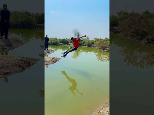 21 feet Long jump #heropakistani #asifmagsi #longjump #stunt #shorts #shortvideo #short