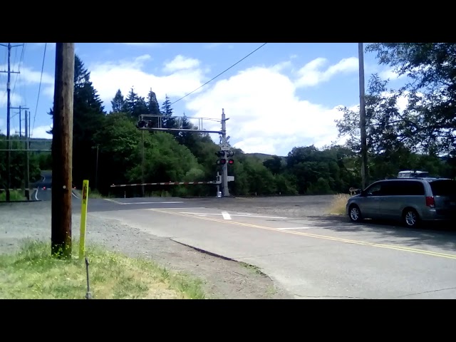 Amtrak talgo train going thru northbound Seattle sub milepost. 87.4 on July 18-2018 Video 1 of 3