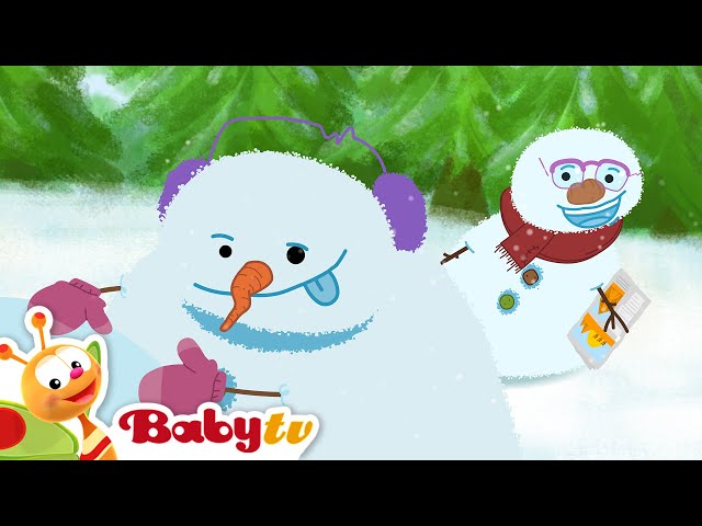 Es hora del muñeco de nieve ⛄❄️juegos divertidos y helados, todos los días solo en @BabyTVSP