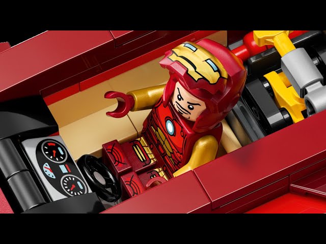 LEGO Iron Man Car & Black Panther vs  Red Hulk 76310 #lego #marvel #ironman