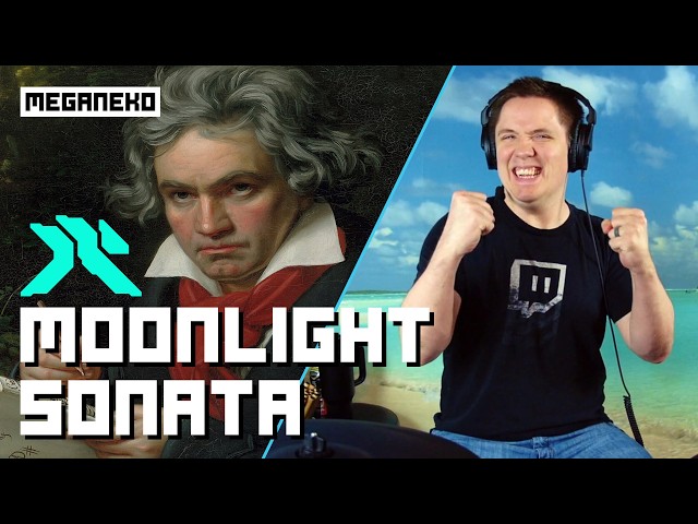 Drummer Reacts To Beethoven's Moonlight Sonata 3rd Movement But It's Meganeko's Remix!