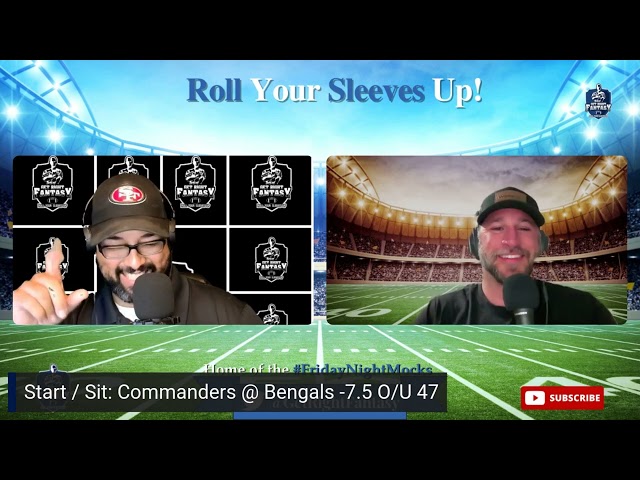 Week 3 MUST Start & Sit Players: Commanders @ Bengals