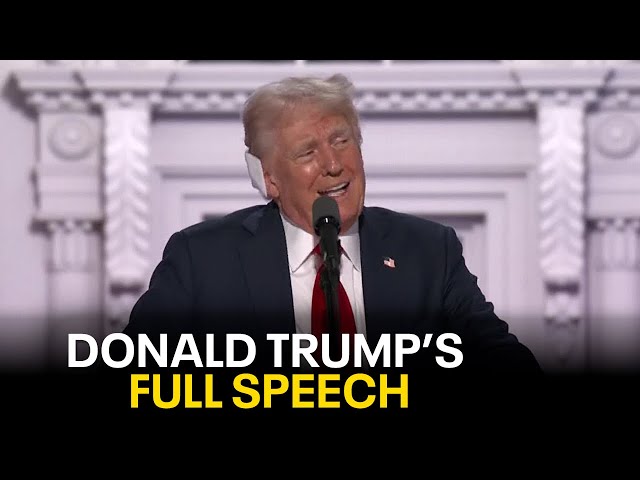 Donald Trump speaks at the RNC: FULL SPEECH