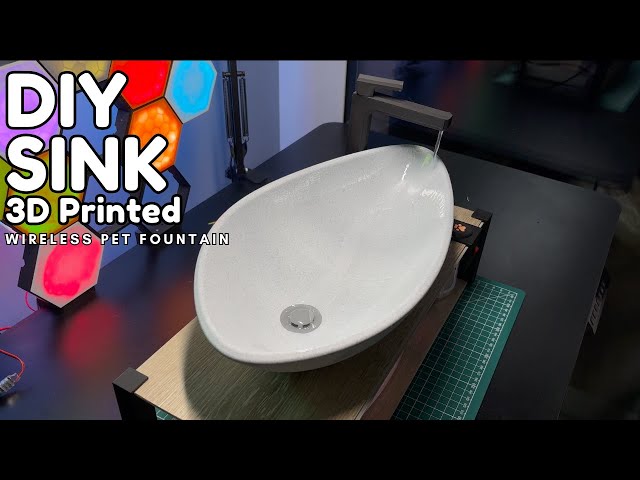 3D printed sink - DIY pet fountain