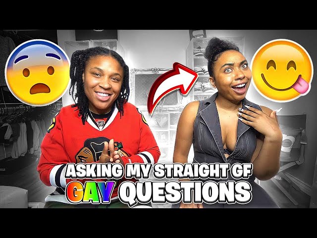 Asking My STRAIGHT Girlfriend G.A.Y Questions!