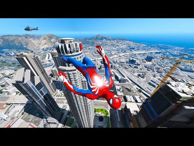 GTA 5 Epic Ragdolls/Spiderman Compilation With GTA Progressive (GTA 5, Euphoria Physics) #16