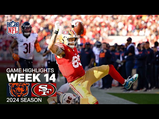 Chicago Bears vs. San Francisco 49ers | 2024 Week 14 Game Highlights