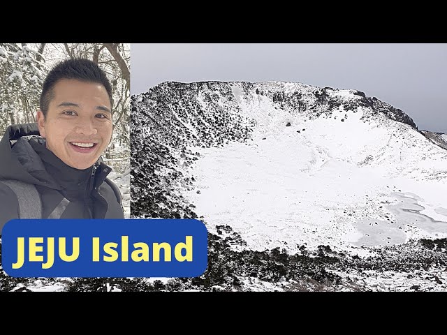 Jeju Island 2022 Winter Travel VLOG - Hallasan - Delicious food - Trail hiking