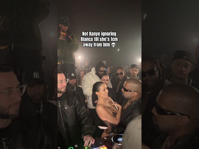 Kanye West ignoring Bianca Censori #funny #grammys #yeezy