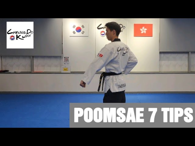 Taekwondo Poomsae 7 (2024) Tips