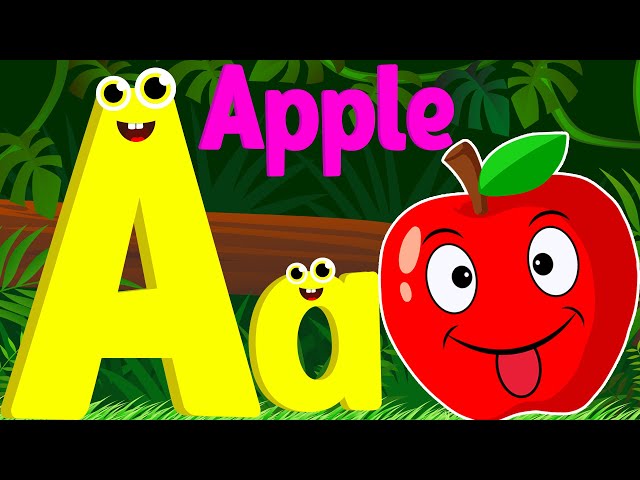 Alphabet Phonics Song For Kids | A For Apple | Alphabet Song | English Alphabets | ABC For Kids