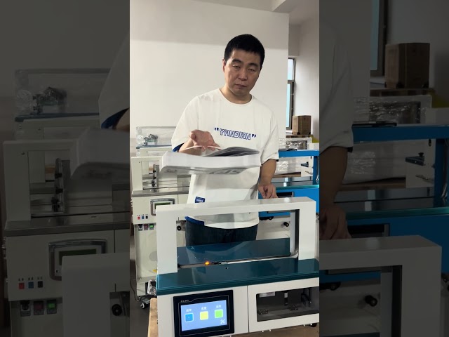 hangtag Paper banding machine #factory #machine