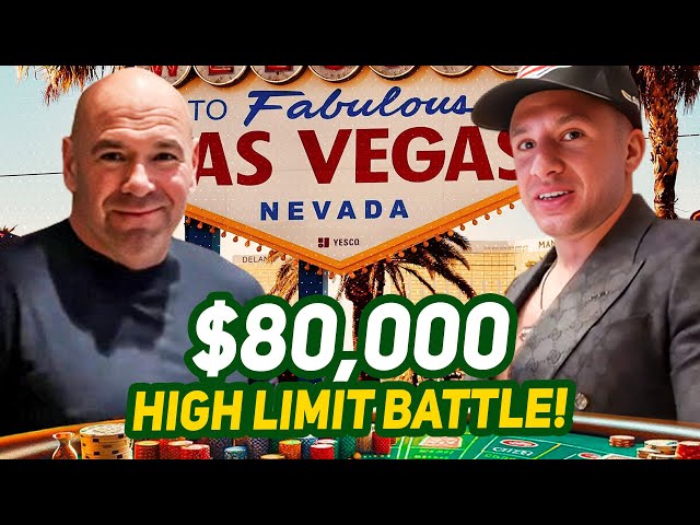 Stevewilldoit & Dana White Goes Degen! IRL Vegas High Stakes Blackjack! #vegas